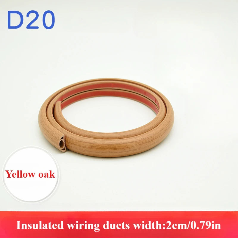 1PC 1M/3M Electric Cord Covers For Floor Flexible Wire Duct Flame-Retardant Cable Protector Floor Insulated Cord Hider