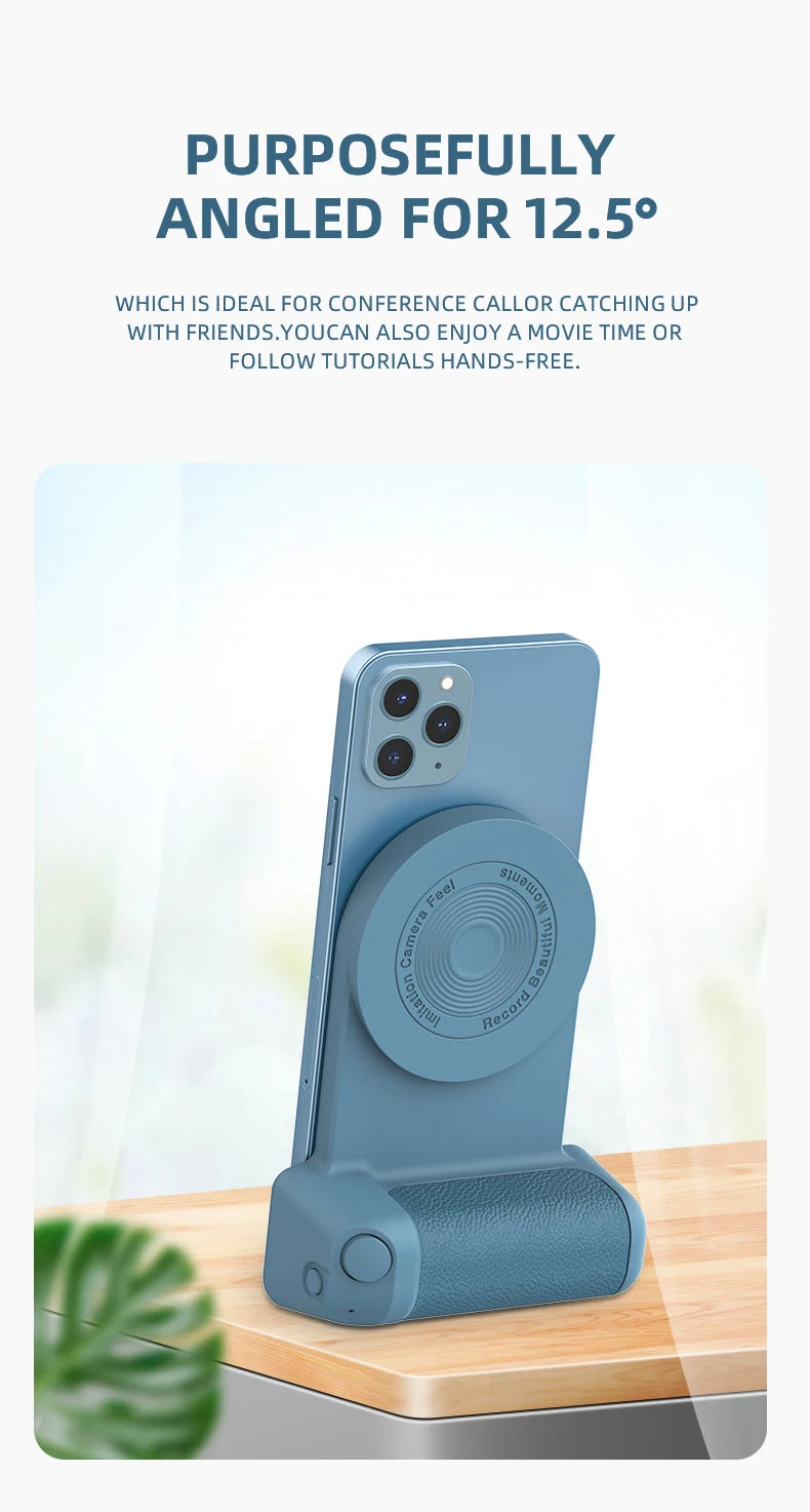 Magnetic Wireless Charger Stand Camera Handle (Bluetooth)