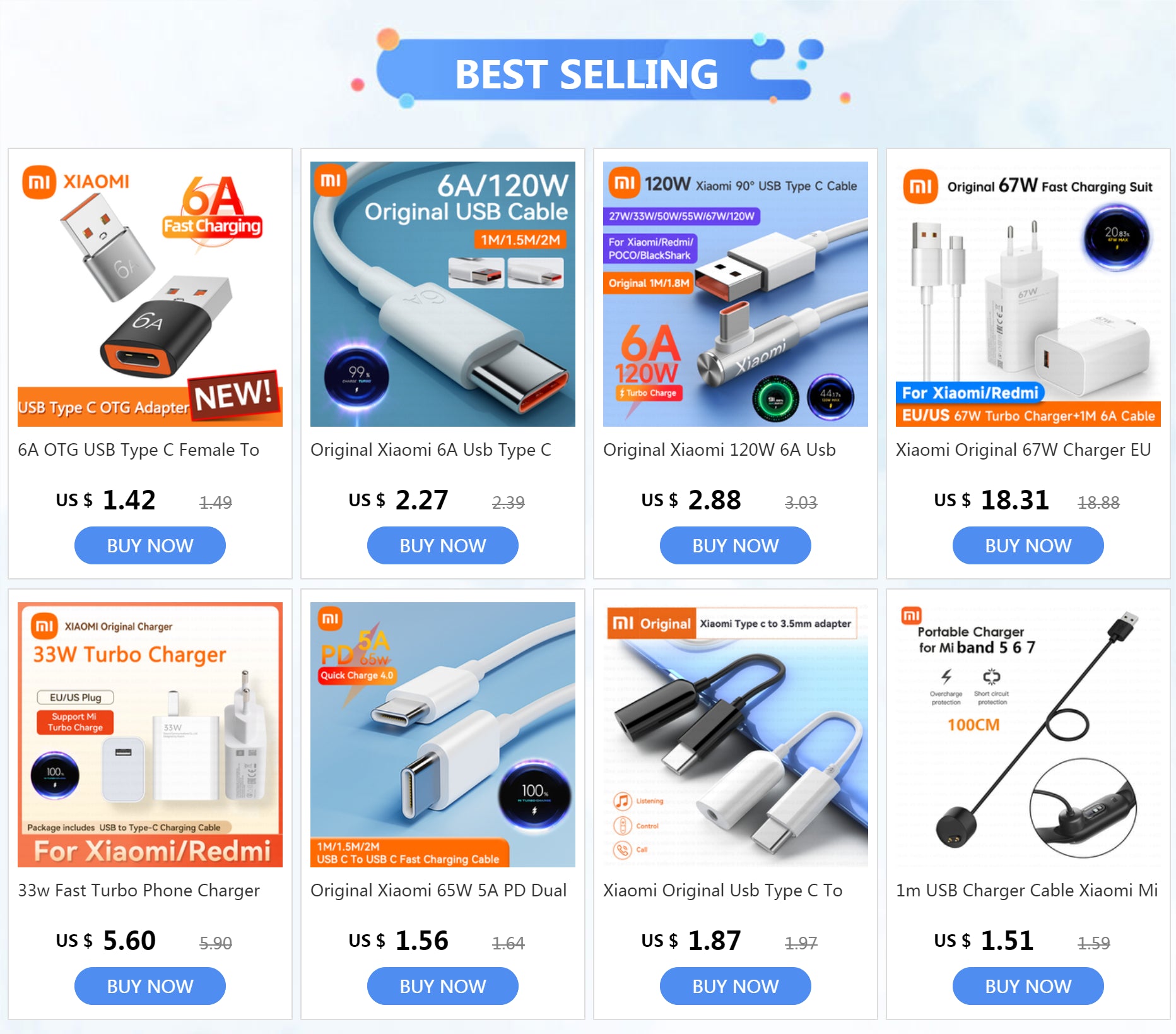 Xiaomi Original 6A Usb Type C Cable Charger 120w Turbo Tipo Fast Charging usbc For Mi 13 12 11 9 Poco Redmi Note 10 Pro K30S Cab