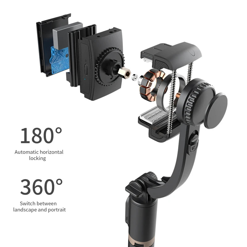 FGCLSY P03 Gimbal Stabilizer for Mobile Phone AI 360 Follow Selfie Stand Face Tracking Desktop Gimbal for Cellphone and Cameras