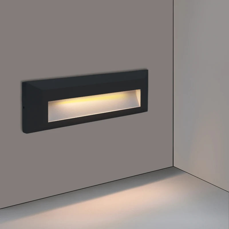 Surface mounted LED Stair Step Light 6W Waterproof Modern Alloy Sconces Wall Lamp for Porch Staircase Hotels Garden Pathway
