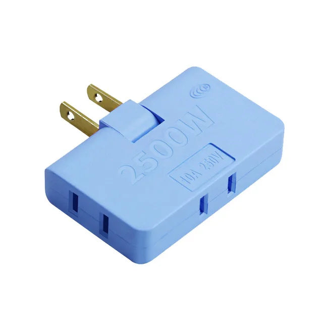 US EU Plug 180 Degree Rotatable Socket Converter 3 in 1 US Extension Plug Multi-Plug Mini Slim Wireless Outlet Adapter Sockets