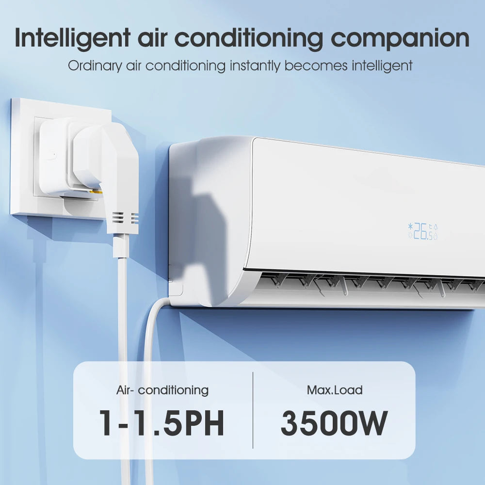 2-Tuya Smart Home Wireless WIFI Plug Socket UK EU US Universal 16A Travel Universal Conversion Socket Outlet Power Monitor Timer