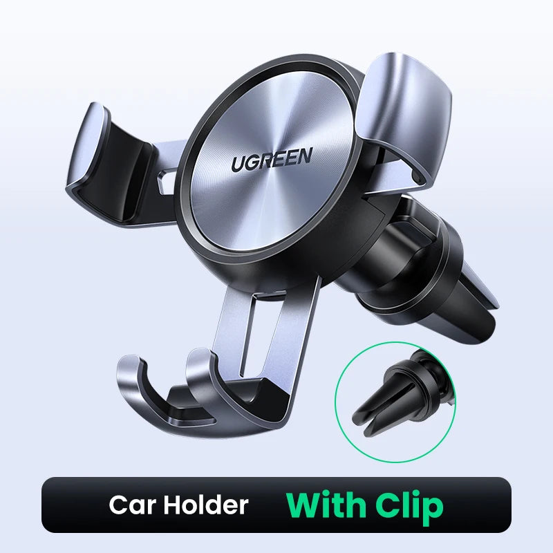 【New-in Sale】UGREEN Car Phone Holder Gravity Phone Stand For Xiaomi Samsung iPhone 15 14 13 Pro Max Air Vent Car  Holder Stand