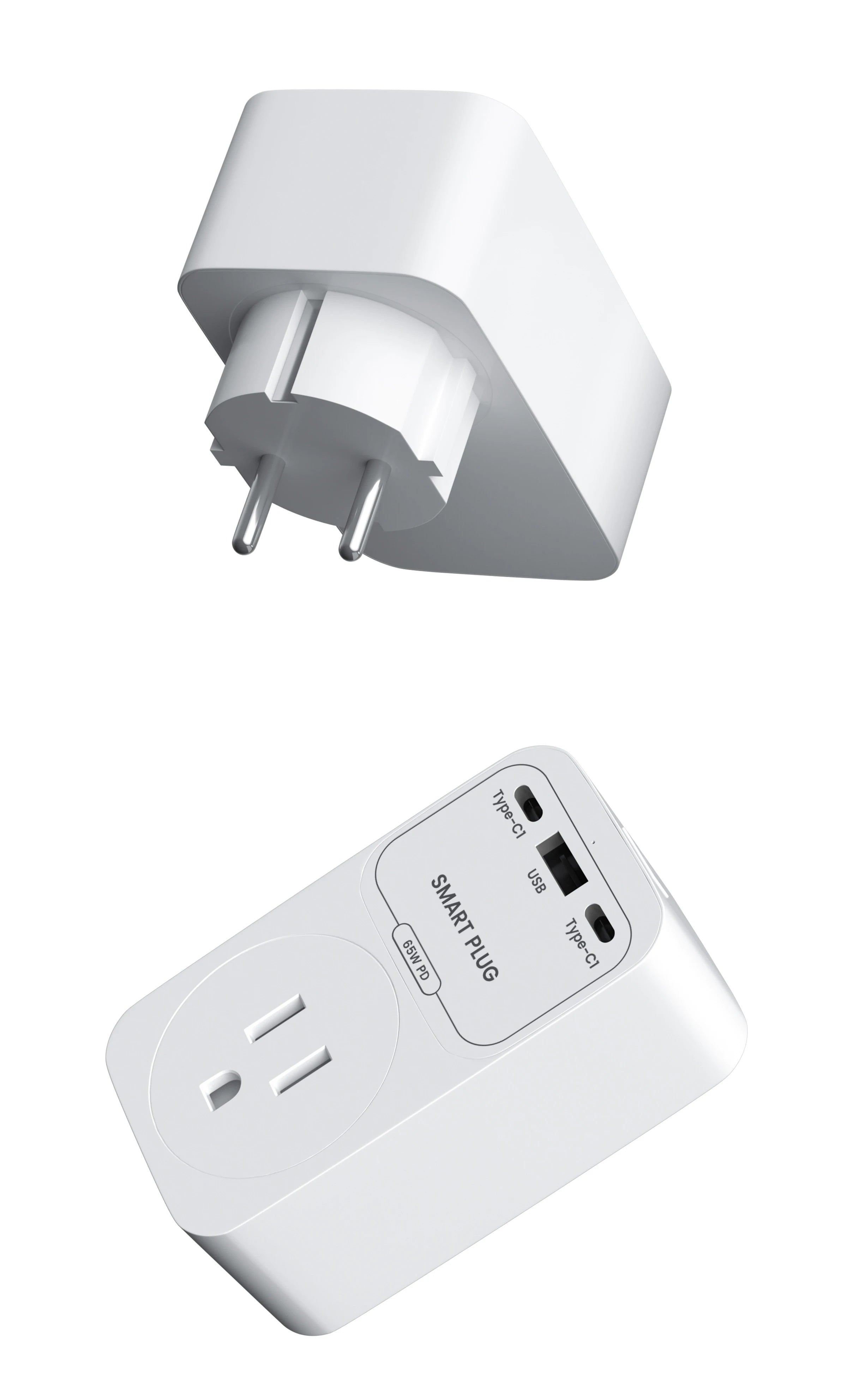 GIRIER Tuya Smart WiFi Plug - GaN Fast Charging Power Socket