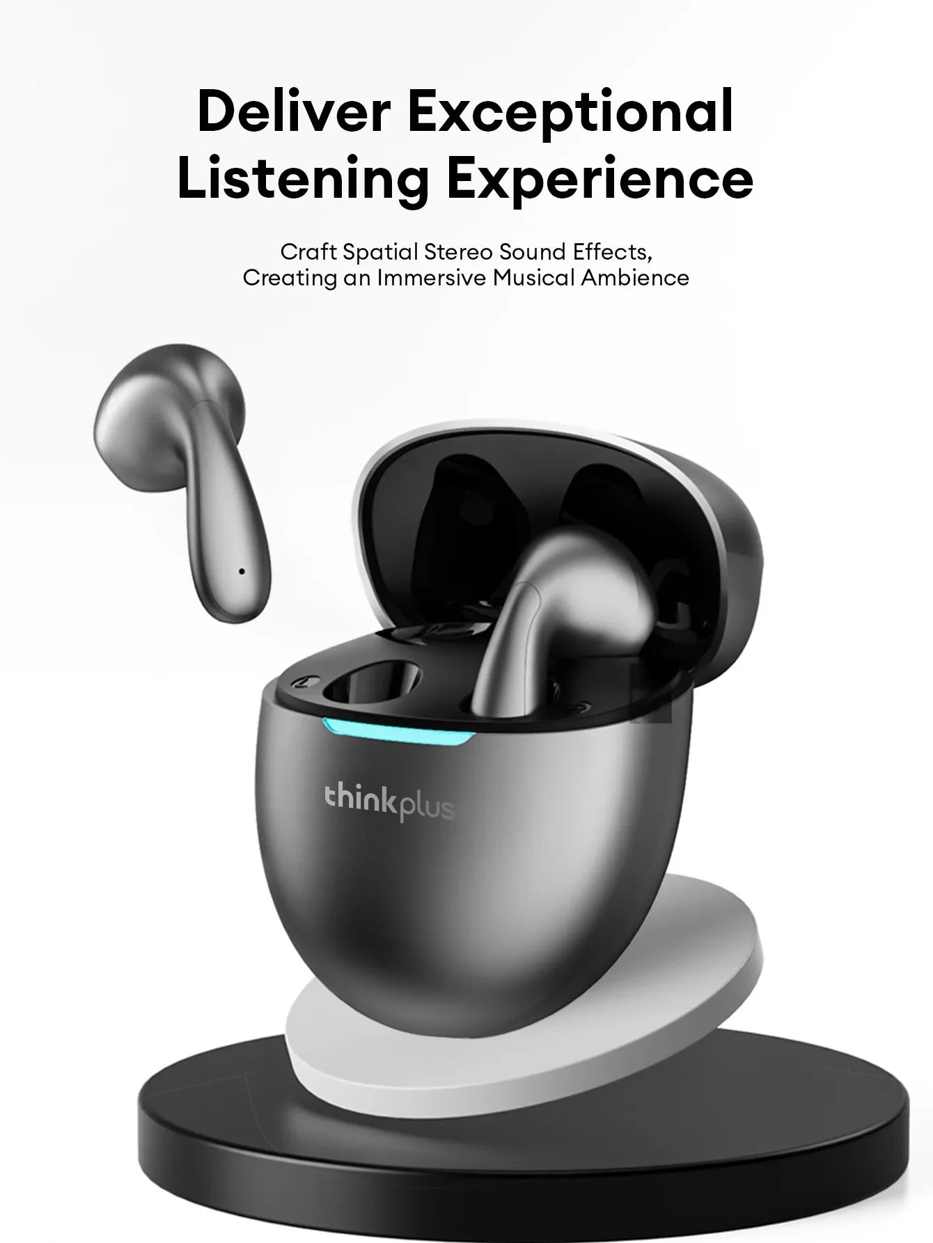 Original Lenovo LP48 TWS Wireless Earphones In Ear 5.4 Bluetooth Headset Music Call Game Noise Reduction EarBuds Sport Headphone