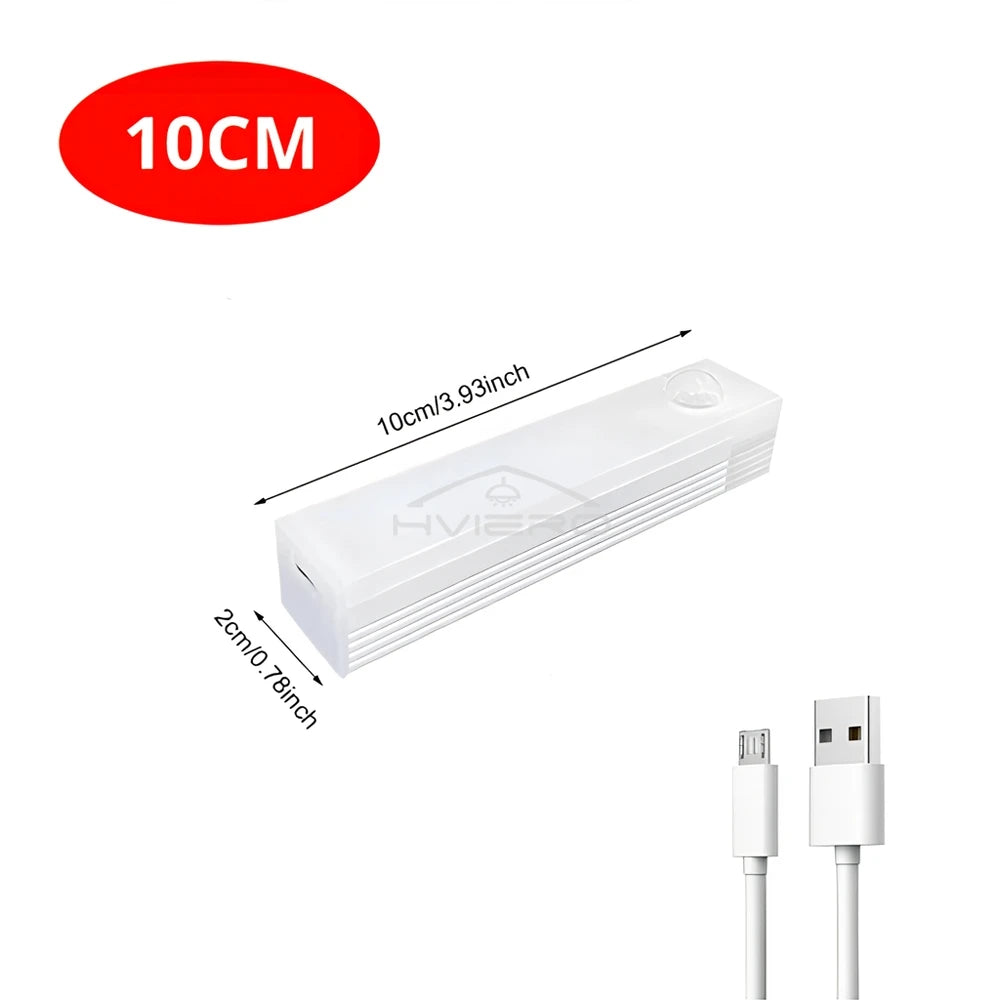 Motion Sensor Night Lights | Wireless LED Lamp | USB Rechargeable, Magnetic for Wardrobe, Room, Closet, Kitchen, Aisle, Tube Detector Bulb