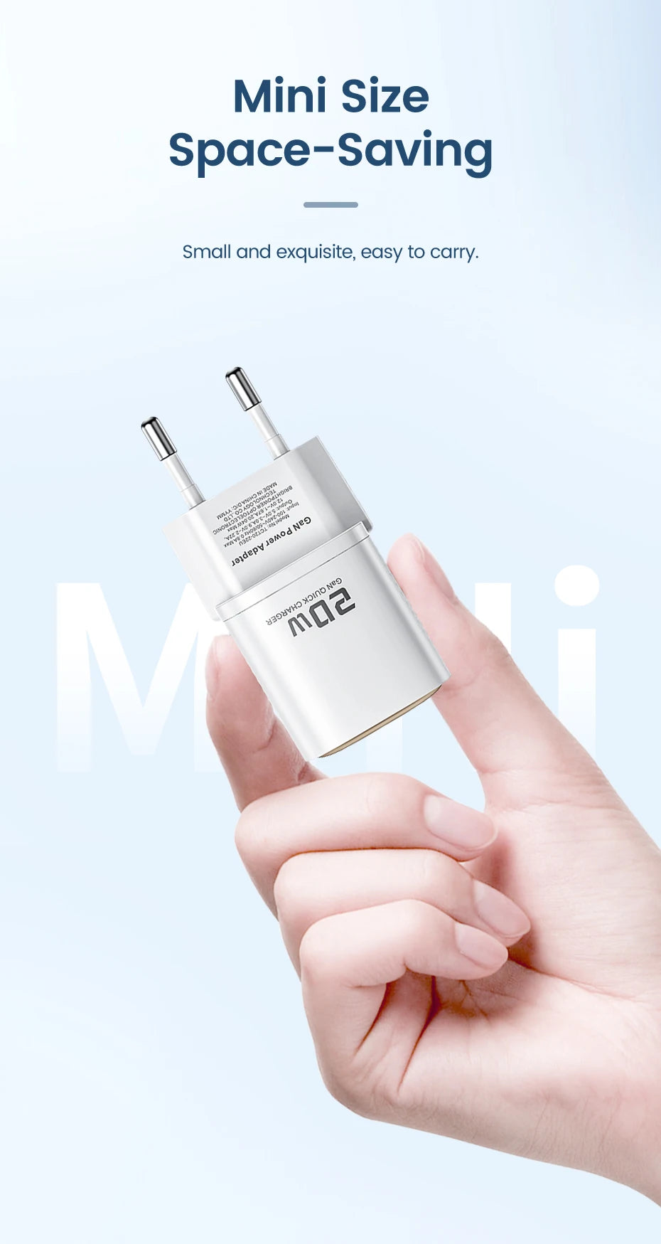 4-Toocki PD 20W USB C Charger Quick Charge QC3.0 Fast Type C Charger for iPhone 15 14 13 12 11 Pro Max iPad Portable USB C Charger