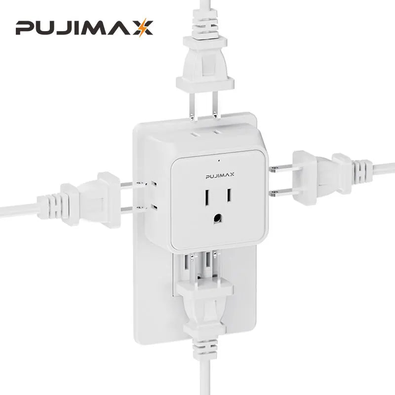 PUJIMAX multi-outlet power strip with multiple plugs 