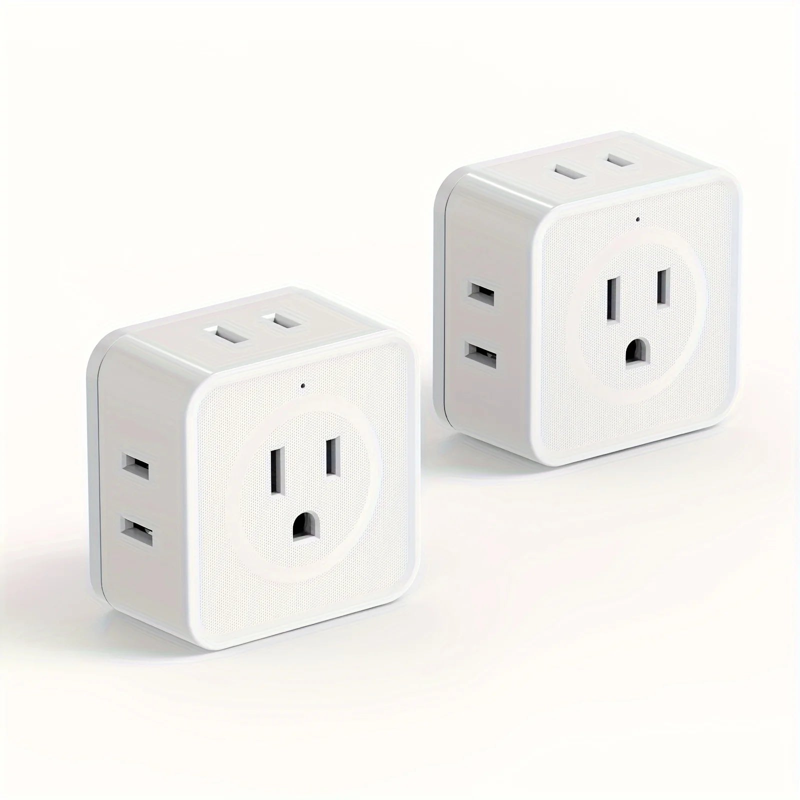 1-JcBlaon 5‑Outlet Wall Adapter with USB Ports | Compact Surge Protector