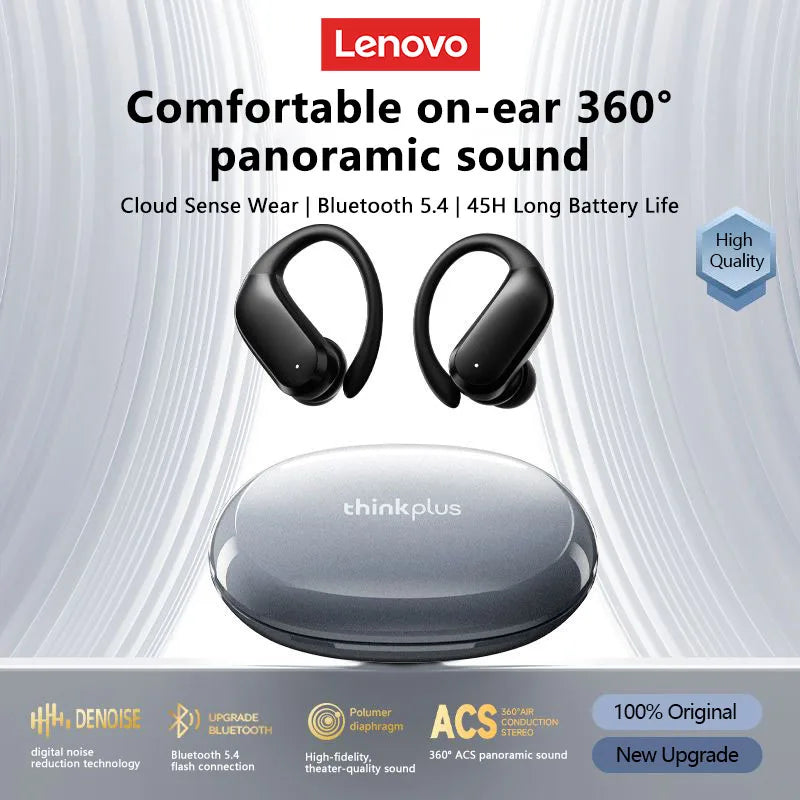 Lenovo XT55 Original Wireless Headphones OWS 5.4 Bluetooth Earphone HIFI Stereo Music Call Game Earbuds Sport Waterproof Headset