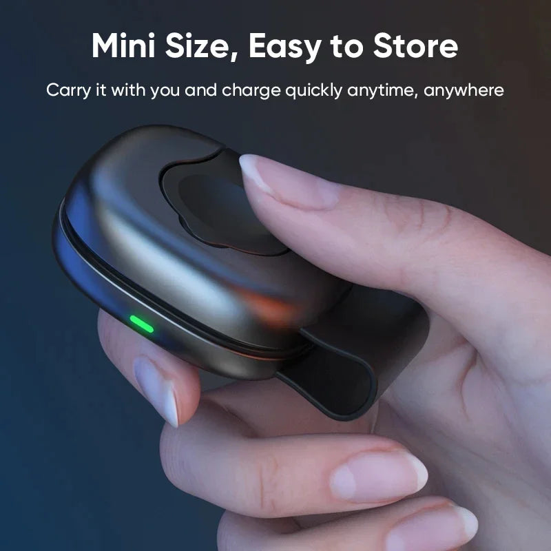 Mini Travel Charger Wireless Charging 3 in 1 Portable Foldable Fast Charger Dock for IPhone 16 15 14 AirPods Apple Watch