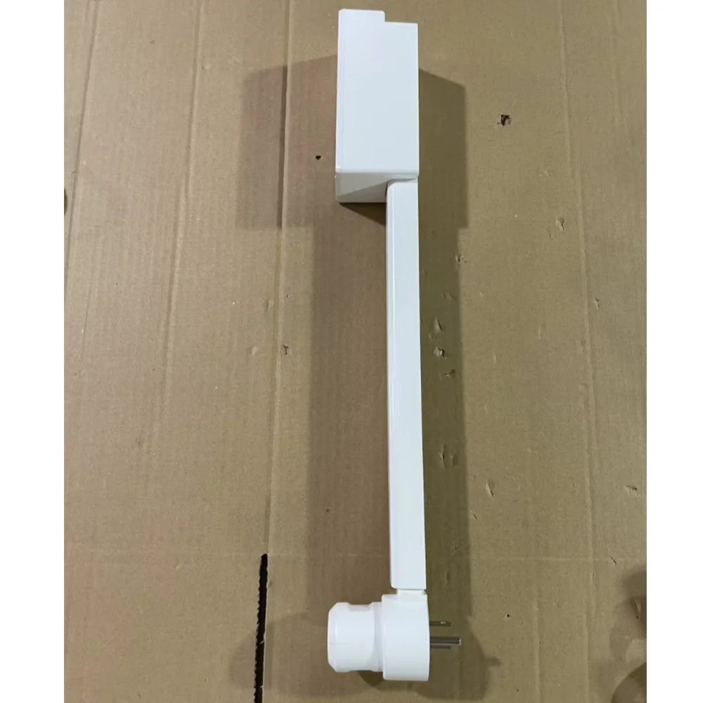 1-New Rotates 180° Electrical Outlet Extender Adjustable Length White Power Outlets Extender Power Socket Expander for NightStand