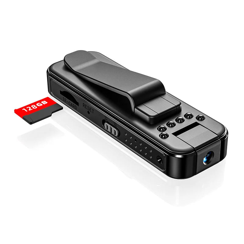 JOZUZE HD 1080P Body Mini Camera Portable Small Digital Video Recorder Police BodyCam Infrared Night Vision Miniature Camcorder