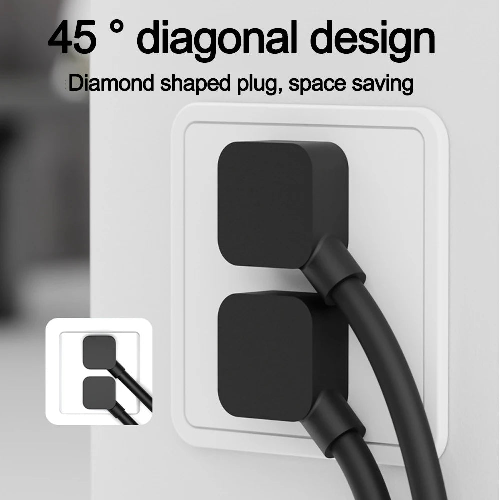 1-Smart US Power Strip with USB-C – 4 AC Outlets, 3 USB Ports, 1.2m Cord, 1250W