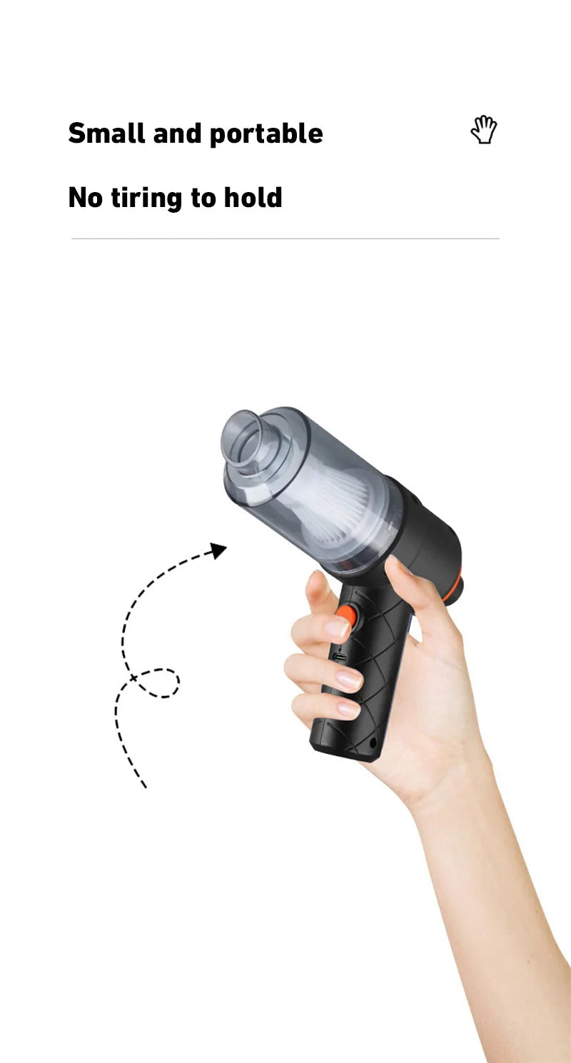 2025 Portable Small Vacuum Cleaner For Multi Purpose Vehicles Small Household Pump Handheld Car Vacuum Cleaner