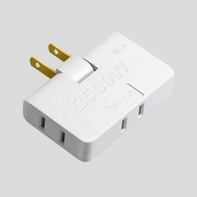 US EU Plug 180 Degree Rotatable Socket Converter 3 in 1 US Extension Plug Multi-Plug Mini Slim Wireless Outlet Adapter Sockets