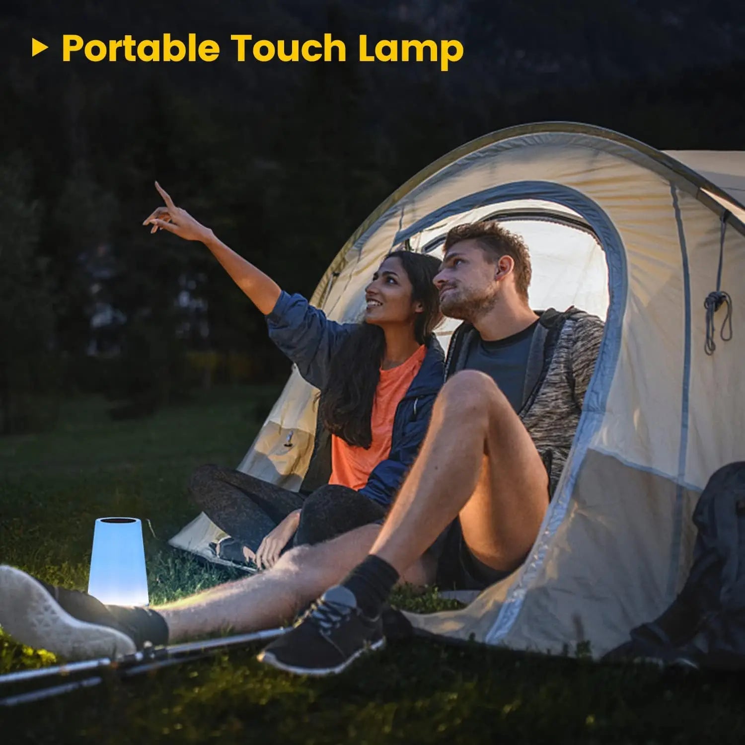13‑Color Touch &amp; Remote RGB Night Light