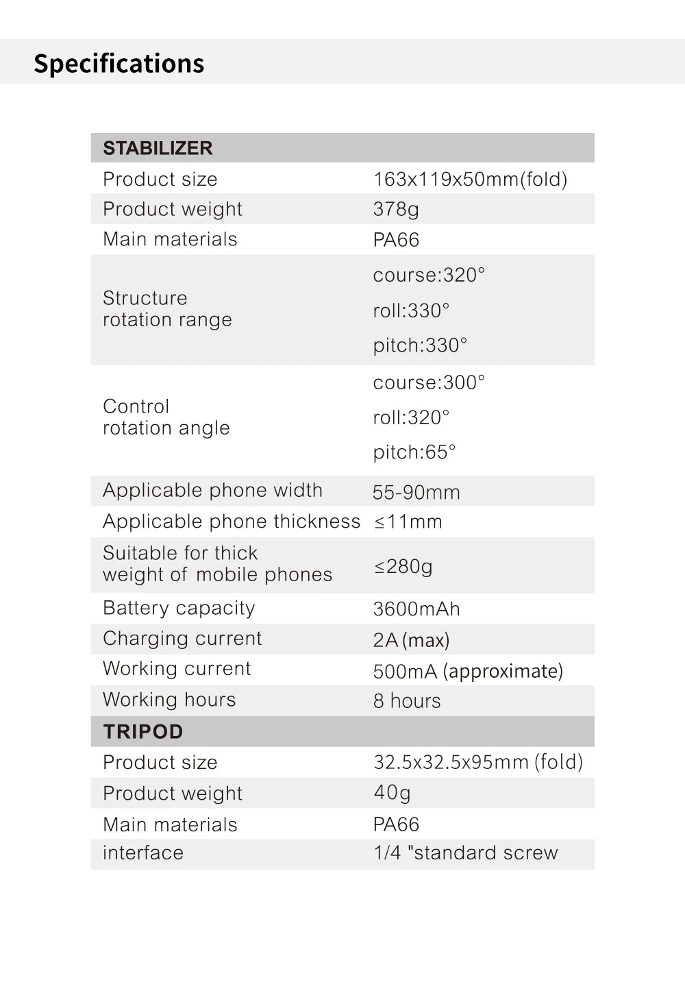 M01 3-Axis Smart Gimbal Handheld Stabilizer Selfie Tripod with Fill Light for Smartphone Anti Shake Foldable for Xiaomi iPhone