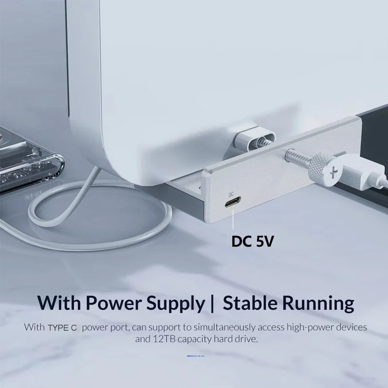 10Gbps HUB USB3.2/3.0/2.0 Splitter Adapter Universal External Multi Clip Dock For iMac Macbook Lenovo Desktop PC Accessories