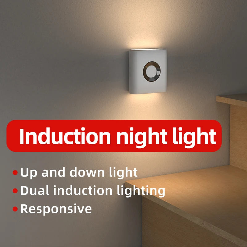 GGbingo Rechargeable Smart Home LED Night Light with Motion Sensor