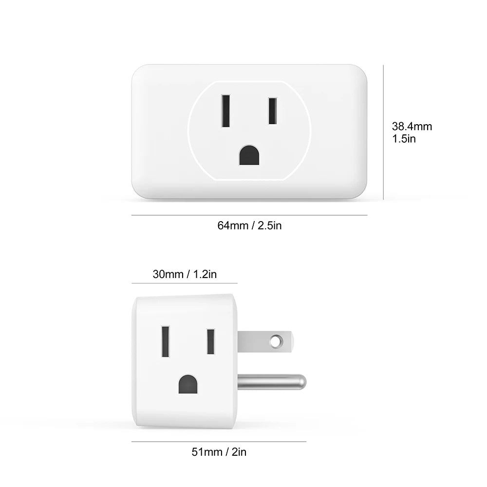 1-CILIA 3-Outlet US Plug Extender – Compact Wall Adapter for Travel, Home & Office