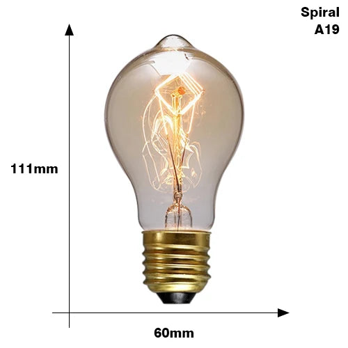Vintage Edison Bulb E27 40w 220v Ampoule Vintage Bulb Edison Lamp Filament Incandescent Light Bulb Indoor Decor Edison Lamp