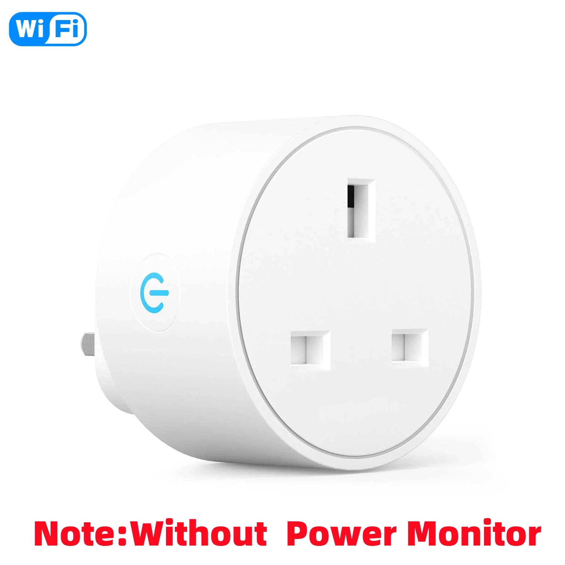 2-Tuya Smart Plug WiFi &BT Socket UK 16A with Power Monitor Voice Control Timing Smart Life Control Works with Alexa Google Home