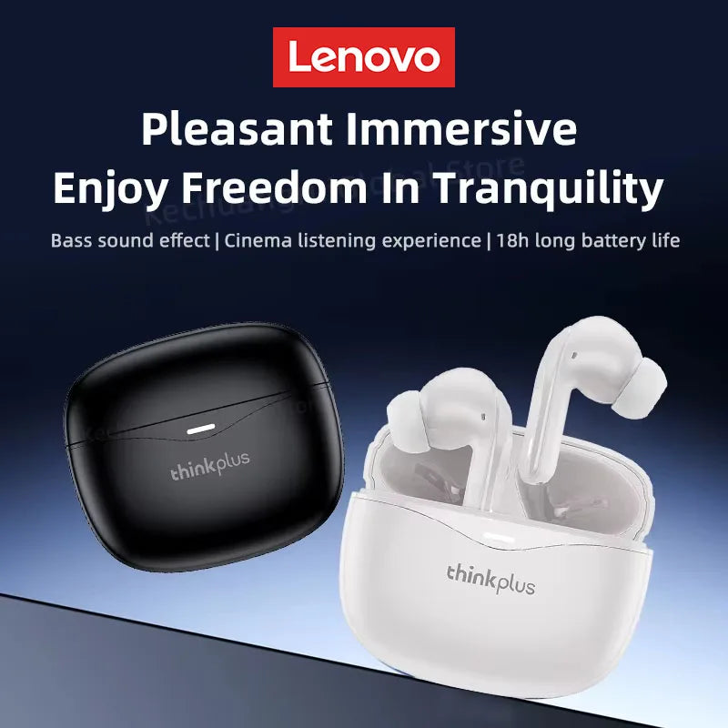 Original Lenovo XT52 Wireless Earphones TWS 5.4 Bluetooth Headphone HIFI Stereo Call Music Noise Reduction Earbuds Sport Headset