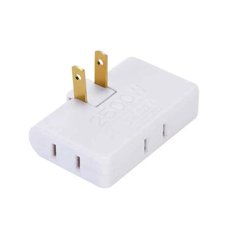 US EU Plug 180 Degree Rotatable Socket Converter 3 in 1 US Extension Plug Multi-Plug Mini Slim Wireless Outlet Adapter Sockets