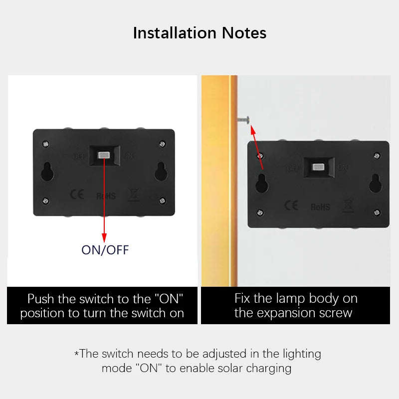 2-Solar LED Light, Outdoor Waterproof Wall Lamp, Dusk to Dawn Fence Lighting for Summer Garden Yard Porch Walkway Camping Home Dec