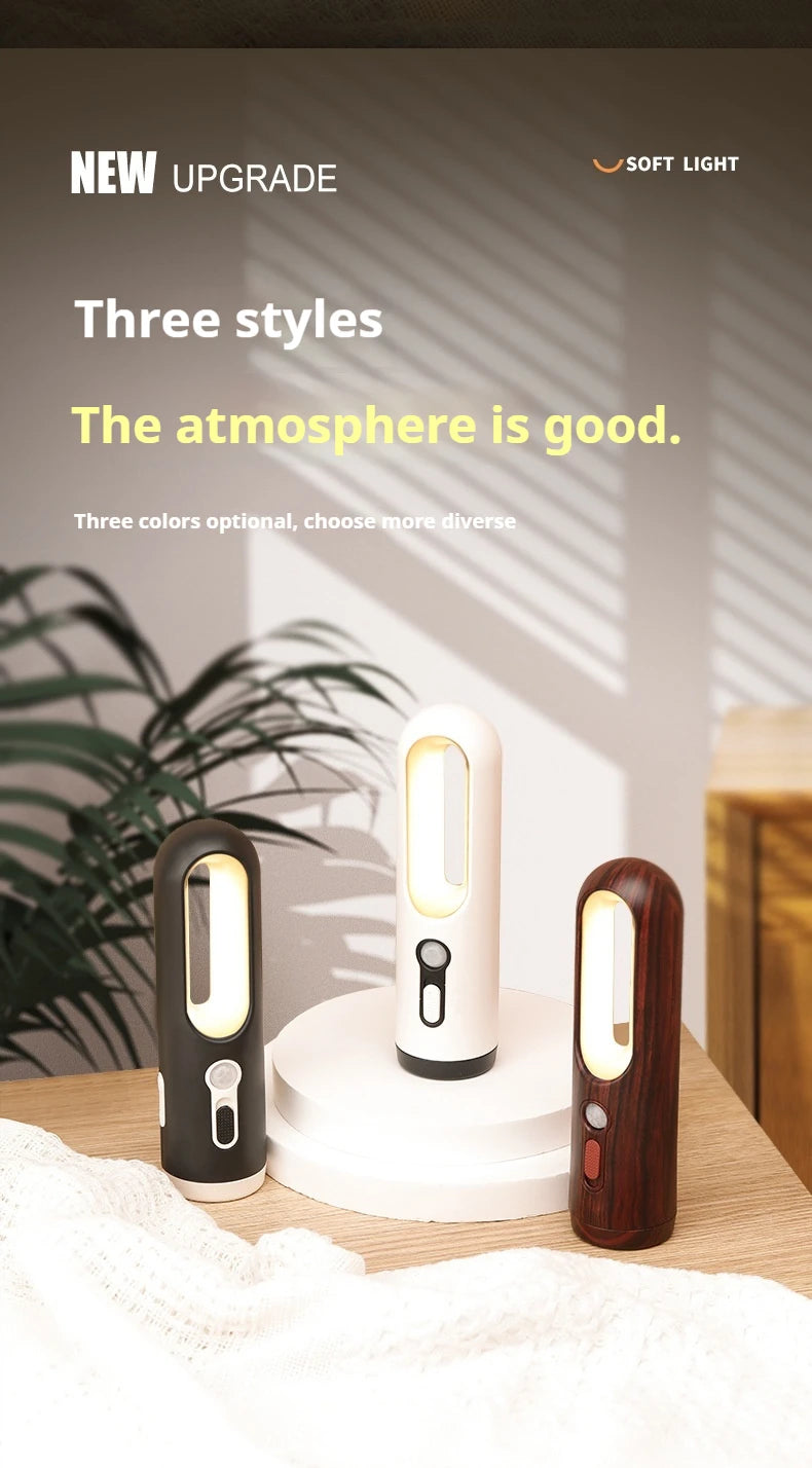 JustLang LED Motion Sensor Night Light – Portable 2-in-1 Flashlight