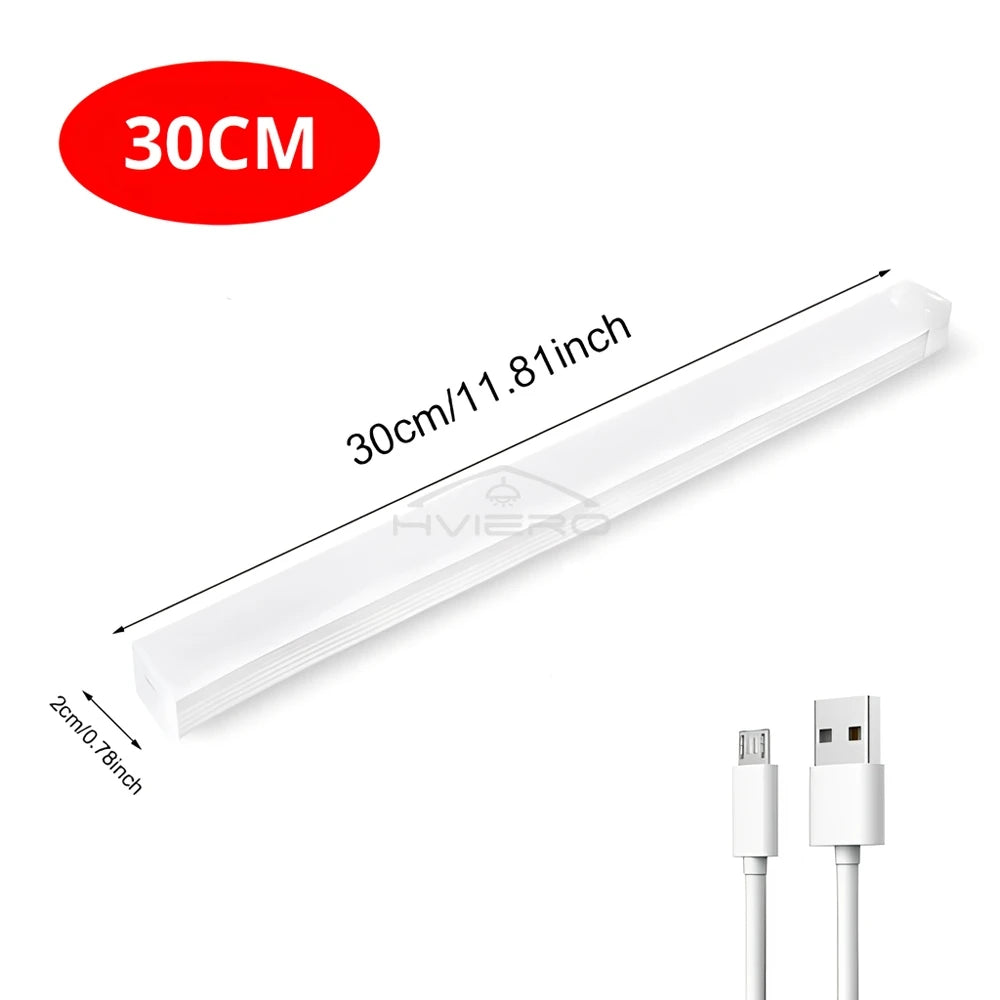 Motion Sensor Night Lights | Wireless LED Lamp | USB Rechargeable, Magnetic for Wardrobe, Room, Closet, Kitchen, Aisle, Tube Detector Bulb