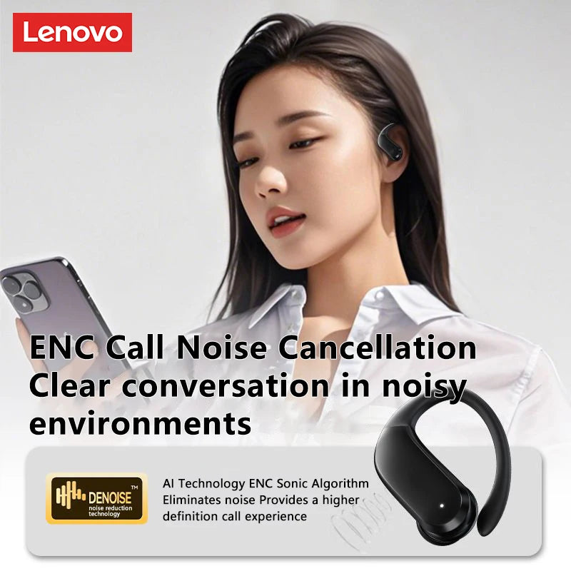 Lenovo XT55 Original Wireless Headphones OWS 5.4 Bluetooth Earphone HIFI Stereo Music Call Game Earbuds Sport Waterproof Headset