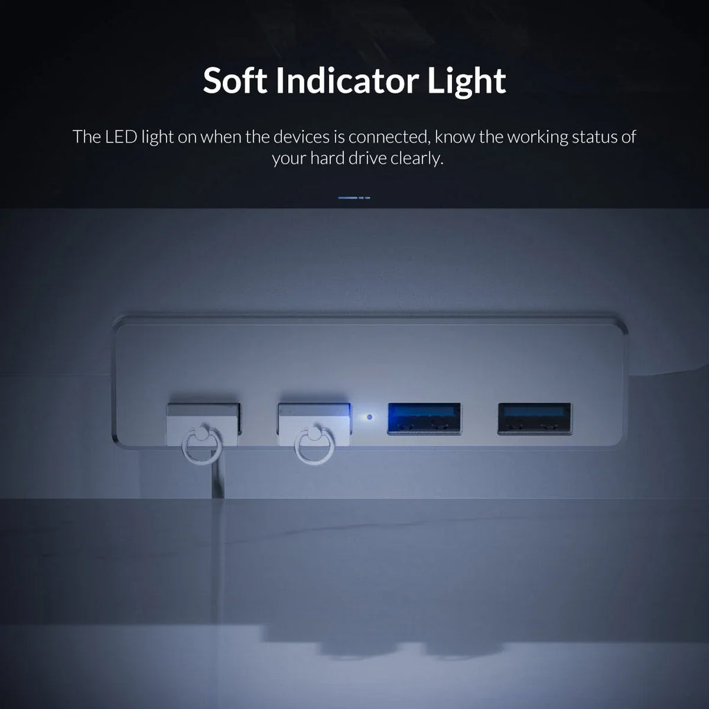 4-10Gbps HUB USB3.2/3.0/2.0 Splitter Adapter Universal External Multi Clip Dock For iMac Macbook Lenovo Desktop PC Accessories