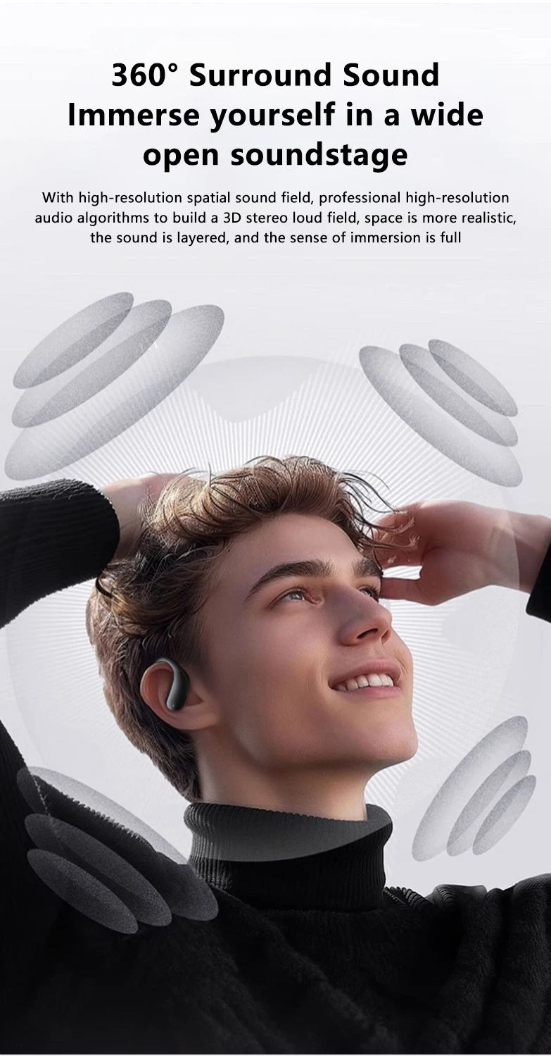 Lenovo XT55 Original Wireless Headphones OWS 5.4 Bluetooth Earphone HIFI Stereo Music Call Game Earbuds Sport Waterproof Headset