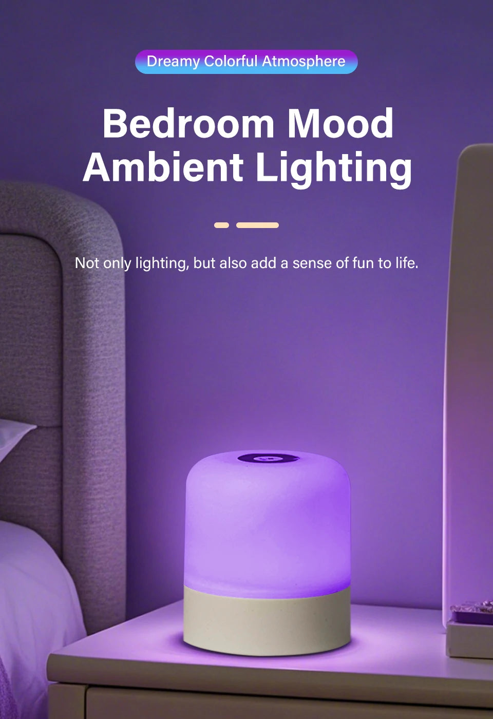 Best Touch LED Night Light USB Table Lamps Rechargeable Dimmable Bedside Light for Bedroom Decor Home Christmas Gift Child Night Lamp | LenxPlugs
