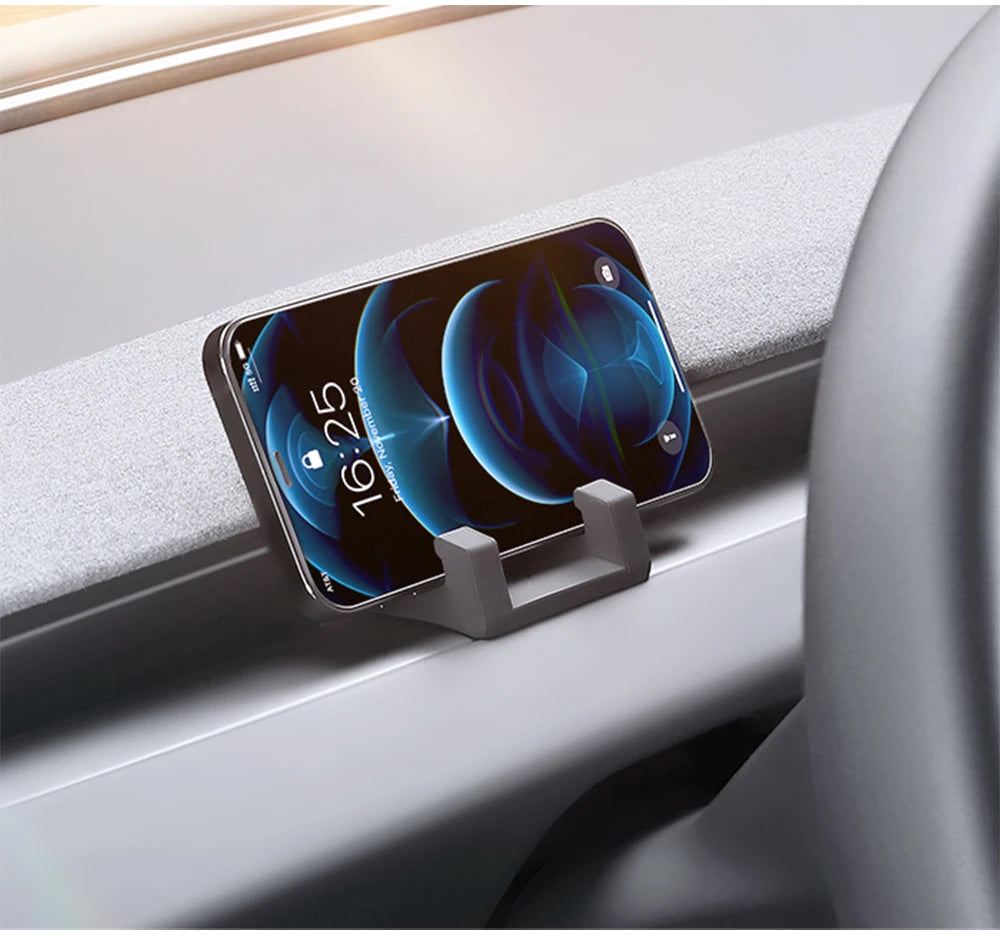 YZ For Tesla Model 3 Y Highland Juniper  Car Phone Holder Air Vent Clip Mobile Cell Phone Stand In Car Liquid Silicone Air Outle