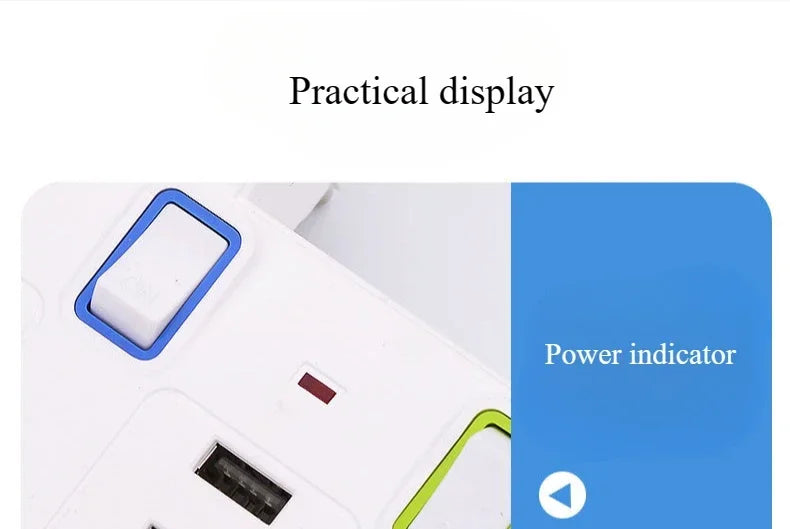 1-UK EU US Plug Multicontact Electrical Socket with 3 USB Ports Wireless Wall Power Strip Universal Outlets Converter Adapter