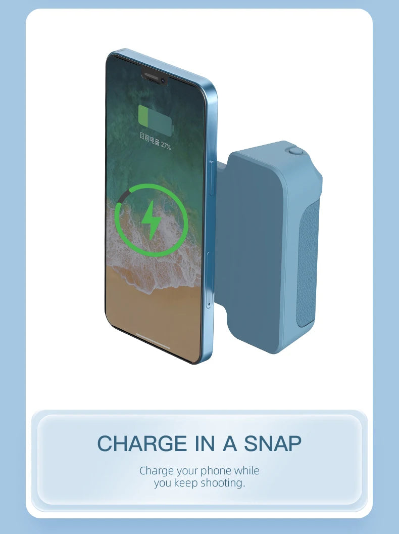 Magnetic Wireless Charger Stand Camera Handle (Bluetooth)