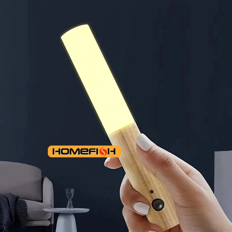 Intelligent Human Body Induction LED Night Light – USB Rechargeable Wall Lamp