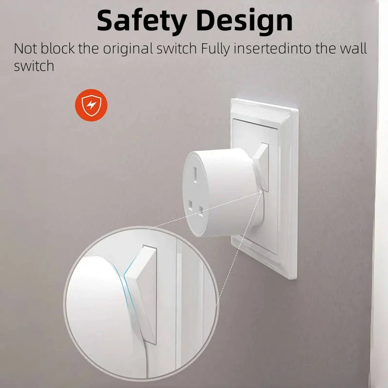 2-Tuya Smart Plug WiFi &BT Socket UK 16A with Power Monitor Voice Control Timing Smart Life Control Works with Alexa Google Home
