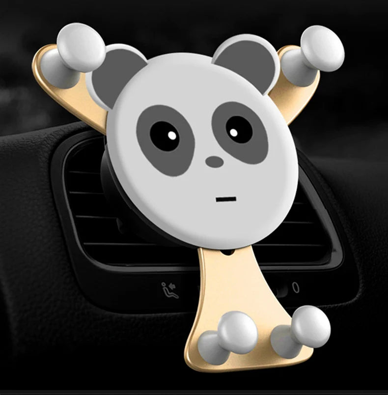 Gravity Car Phone Holder Air Vent Hook Mobile Phone Mount GPS for iPhone Samsung Xiaomi Car Bracket Universal Smartphone Stand