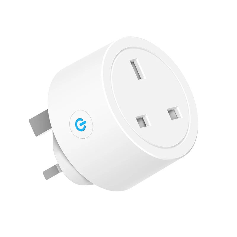 2-Tuya Smart Plug WiFi &BT Socket UK 16A with Power Monitor Voice Control Timing Smart Life Control Works with Alexa Google Home