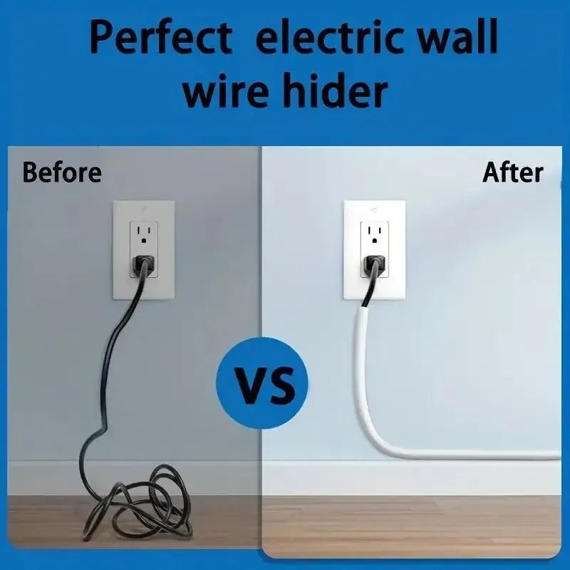 15mm 3M/5M Invisible Adhesive Cable Raceway - Anti-Step Cord Protector Soft Wire Cover with Cap for Wall Home Office Use