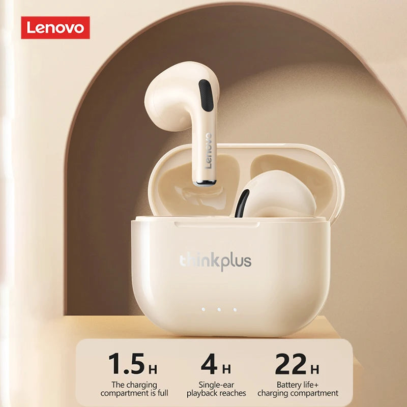 Original Lenovo LP40 Plus Wireless Headphones TWS 5.3 Bluetooth Headset Music Game Earphones Sport Call Noise Reduction Eaubuds
