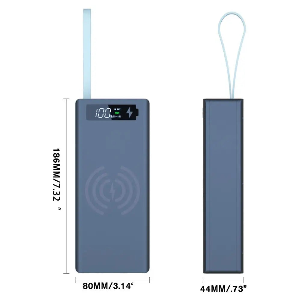 16*18650 Battery Holder Storage Box Power Bank Case DIY 18650 Kit Phone Powerbank Battery Charger Mobile DIY Shell Box I6P6