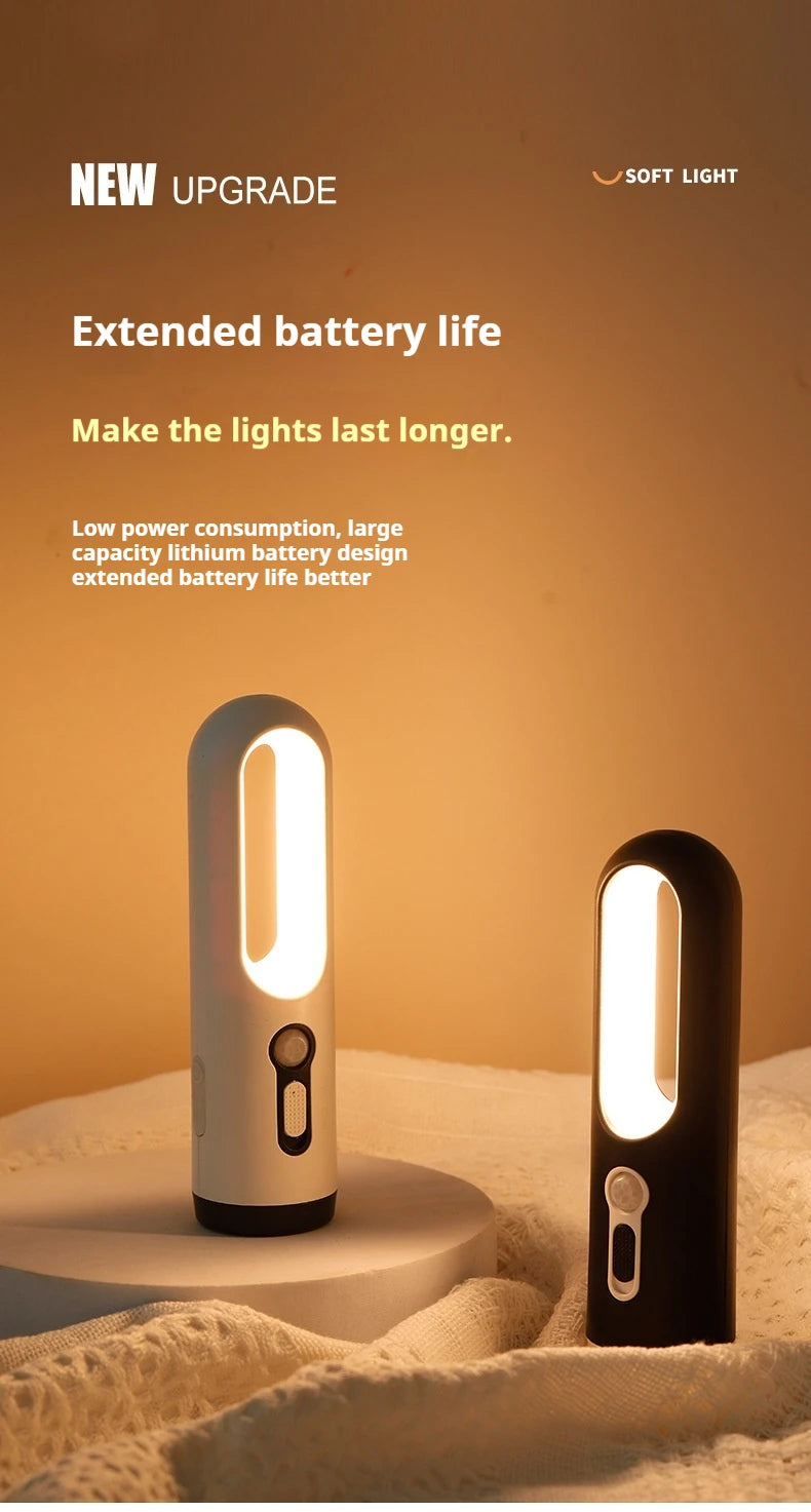 JustLang LED Motion Sensor Night Light – Portable 2-in-1 Flashlight
