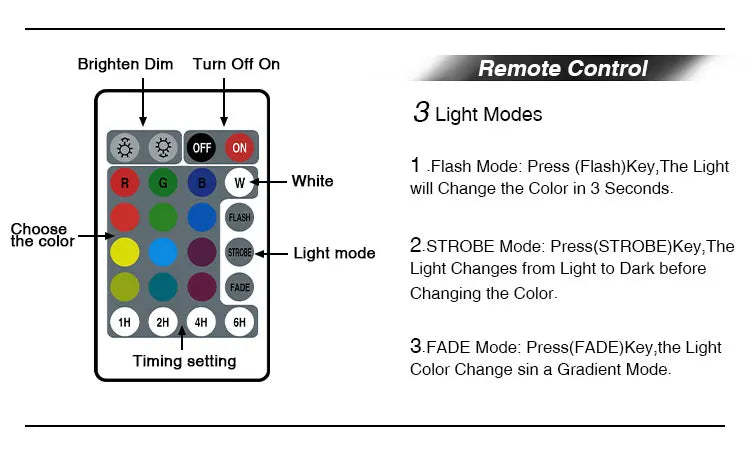 LED Night Light – 13-Color Changing RGB Table Lamp (Touch & Remote)