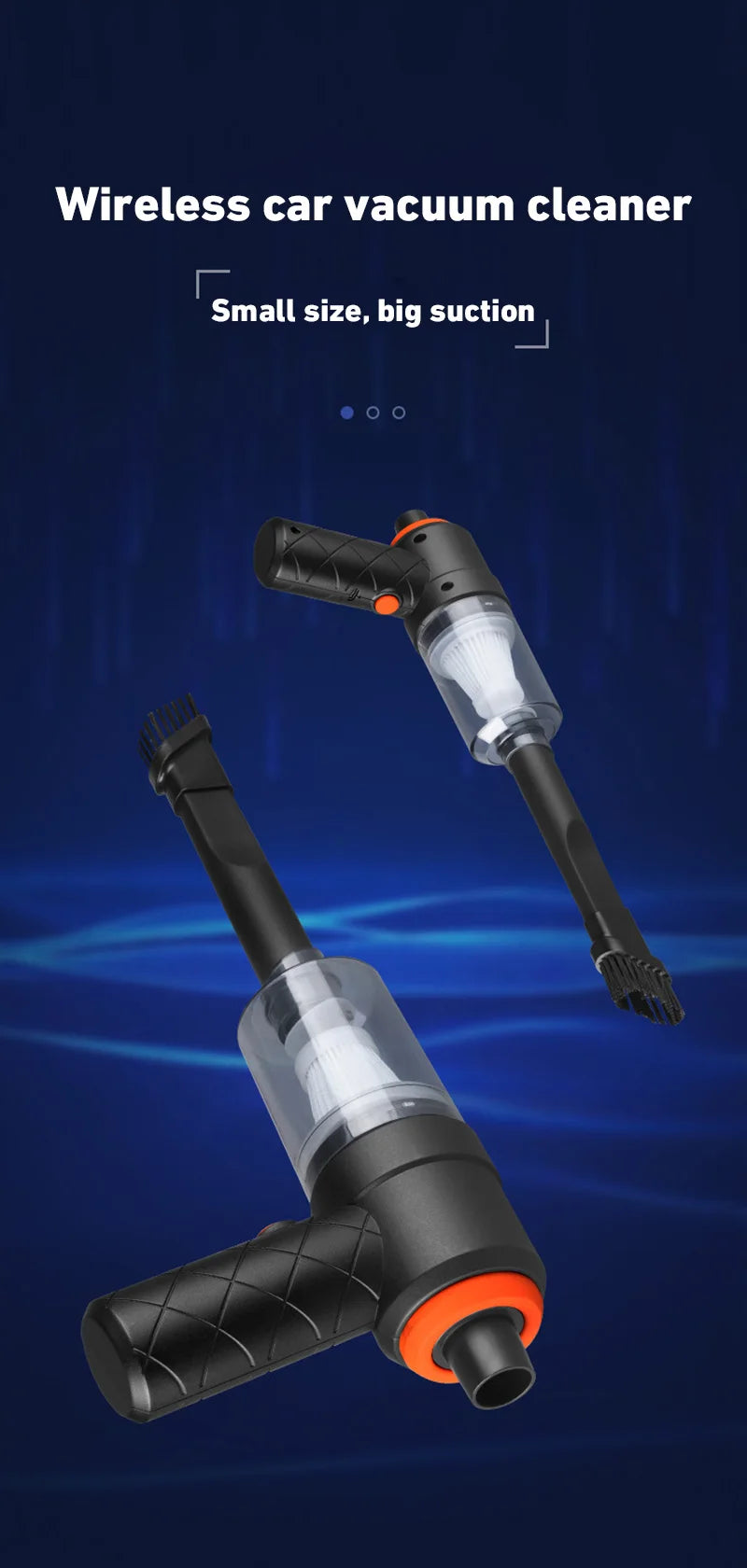 2025 Portable Small Vacuum Cleaner For Multi Purpose Vehicles Small Household Pump Handheld Car Vacuum Cleaner